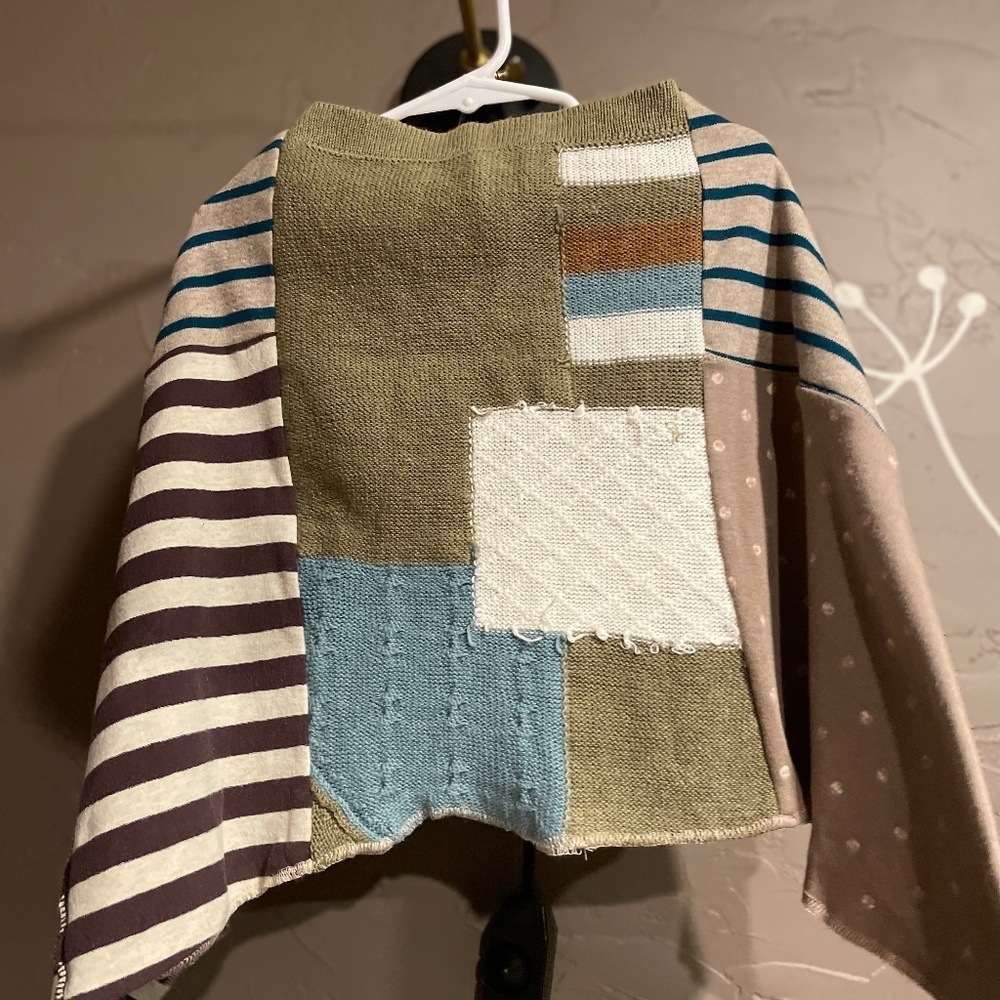 Local Colorado Designer Handmade Girls Poncho
